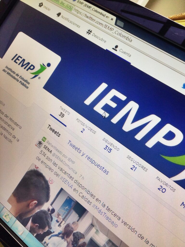 A partir de ahora el IEMP ingresa a las redes sociales con el propósito de establecer caminos para estar cada vez más cerca de los servidores públicos de Colombia y la ciudadanía.