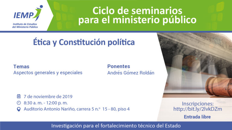 Ética y Constitución Política