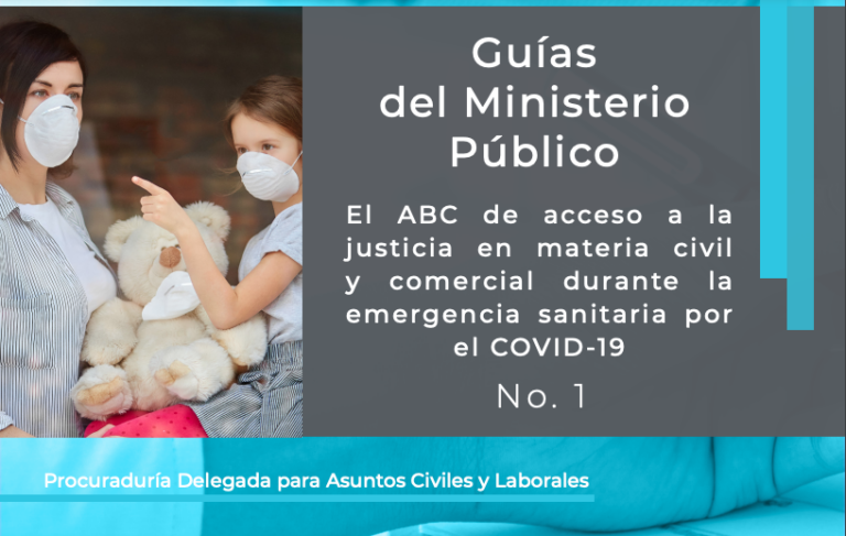 ¿Sabes cómo hacer valer tus derechos en tiempos de pandemia? Algunas repuestas están en la publicación "ABC de acceso a la justicia en materia civil y comercial durante la emergencia sanitaria por el COVID-19". Obra editada por la Procuraduría y el IEMP