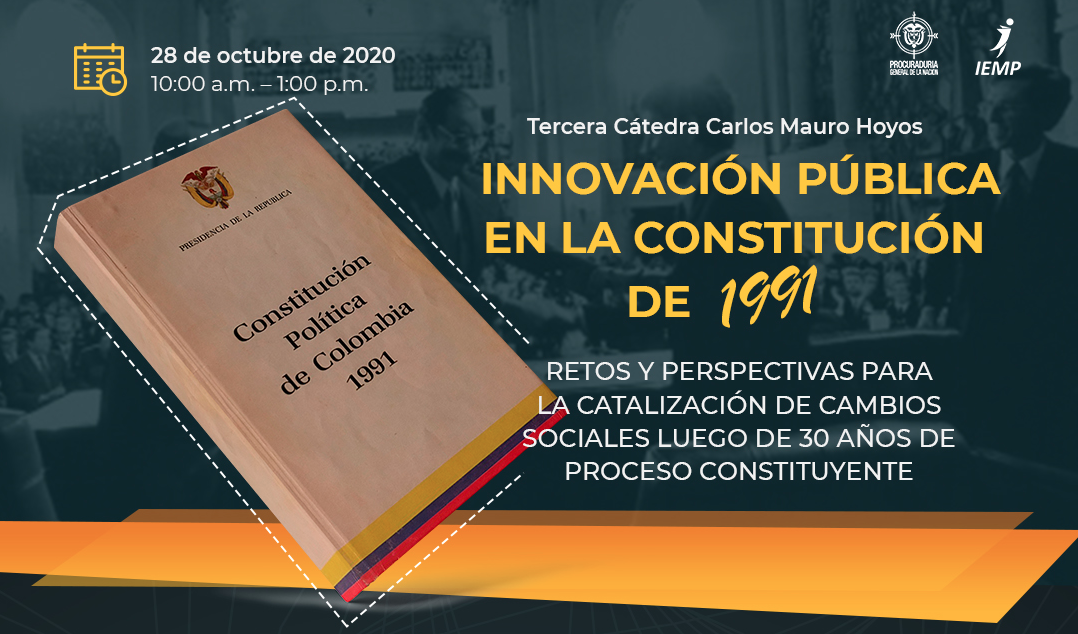 La Procuraduría y el IEMP te invitan el miércoles 28 de octubre