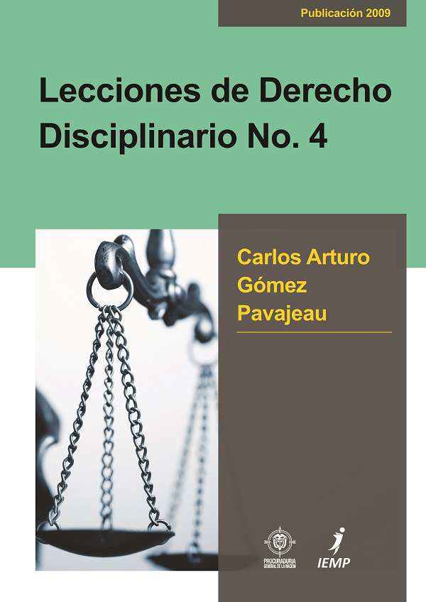 Lecciones De Derecho Disciplinario No. 4 - Instituto De Estudios Del ...